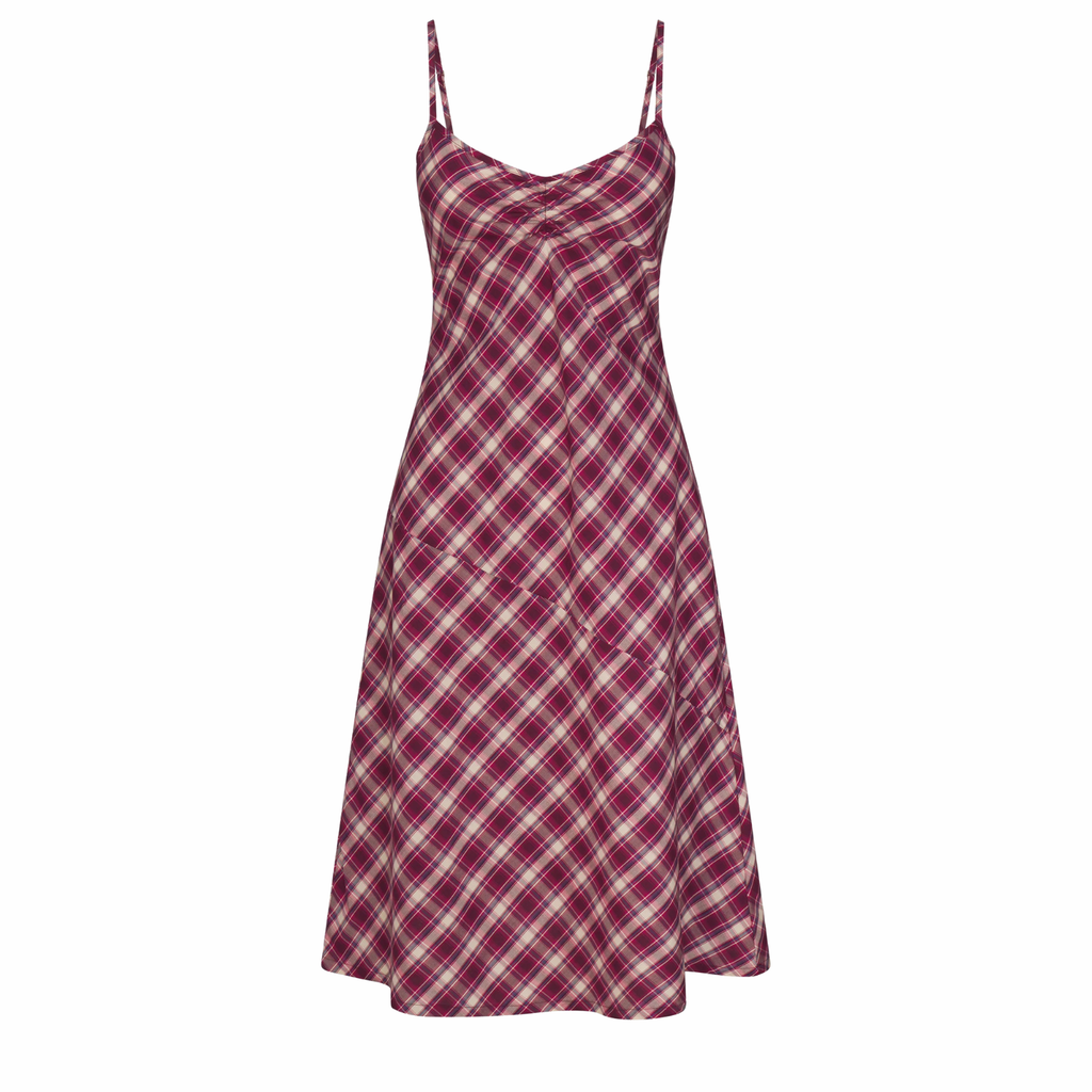 90'S BIAS SLIP DRESS IN AZALEA
