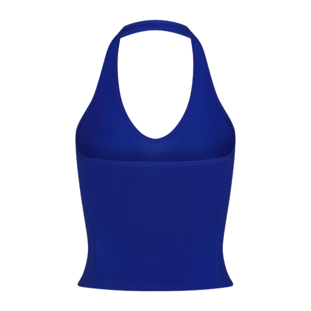 SPORTY HALTER TOP IN COBALT