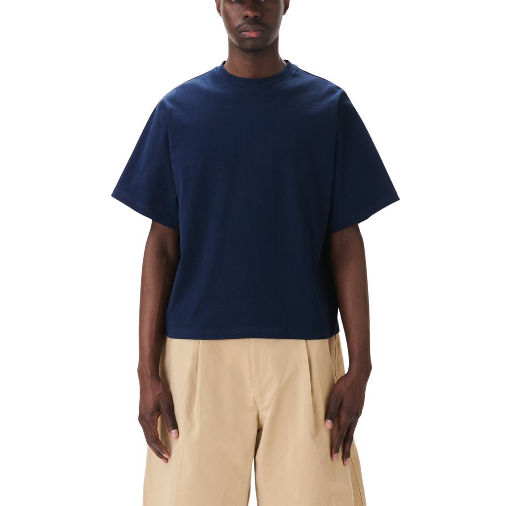 Signature Cropped Tee - NAVY