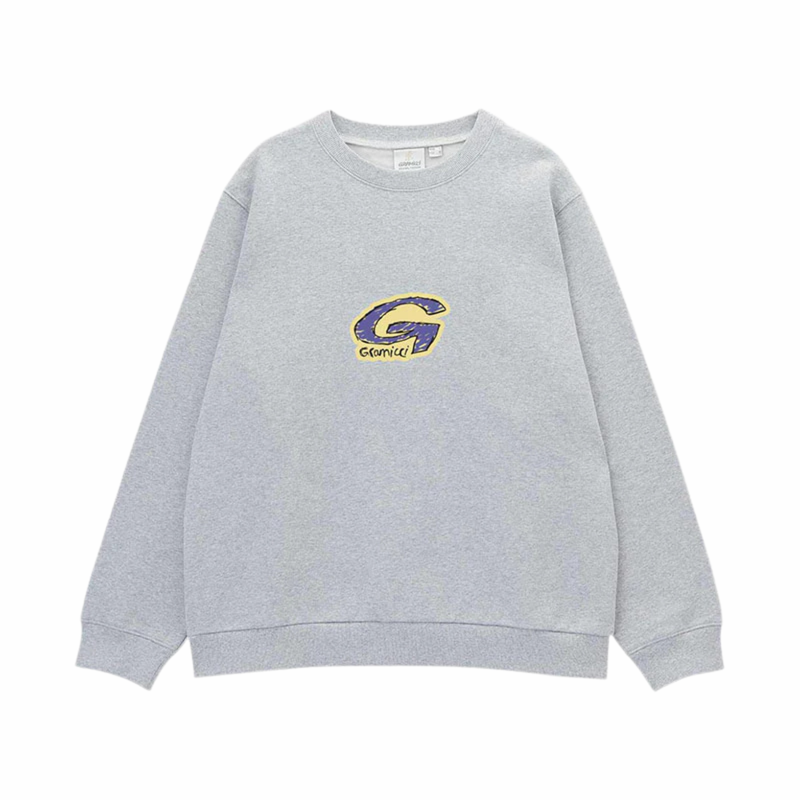 G-Scribble Sweatshirt - HEATHER GREY