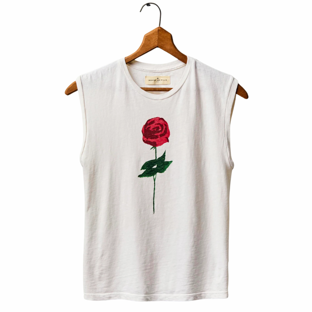 the "rose" muscle tee