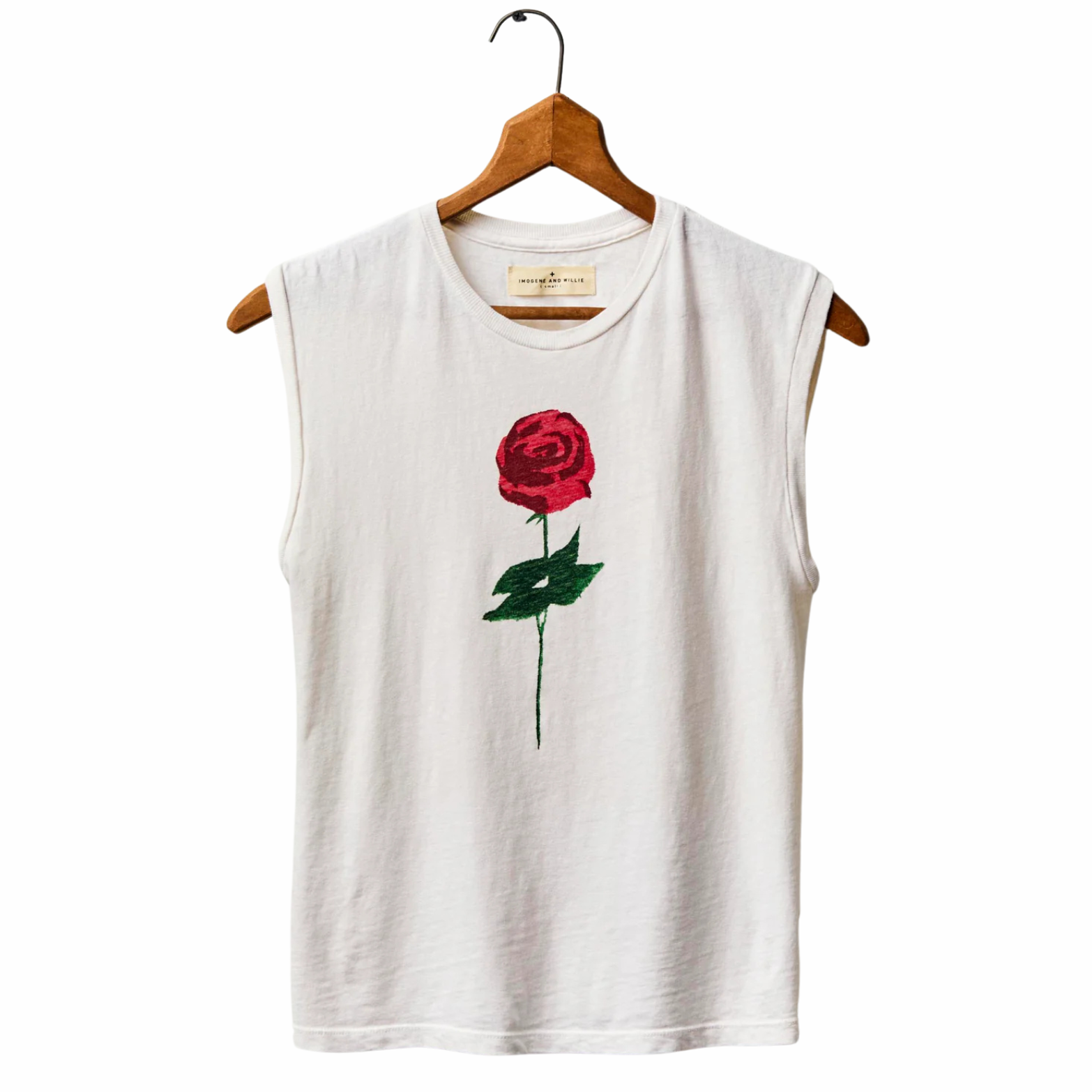 the "rose" muscle tee