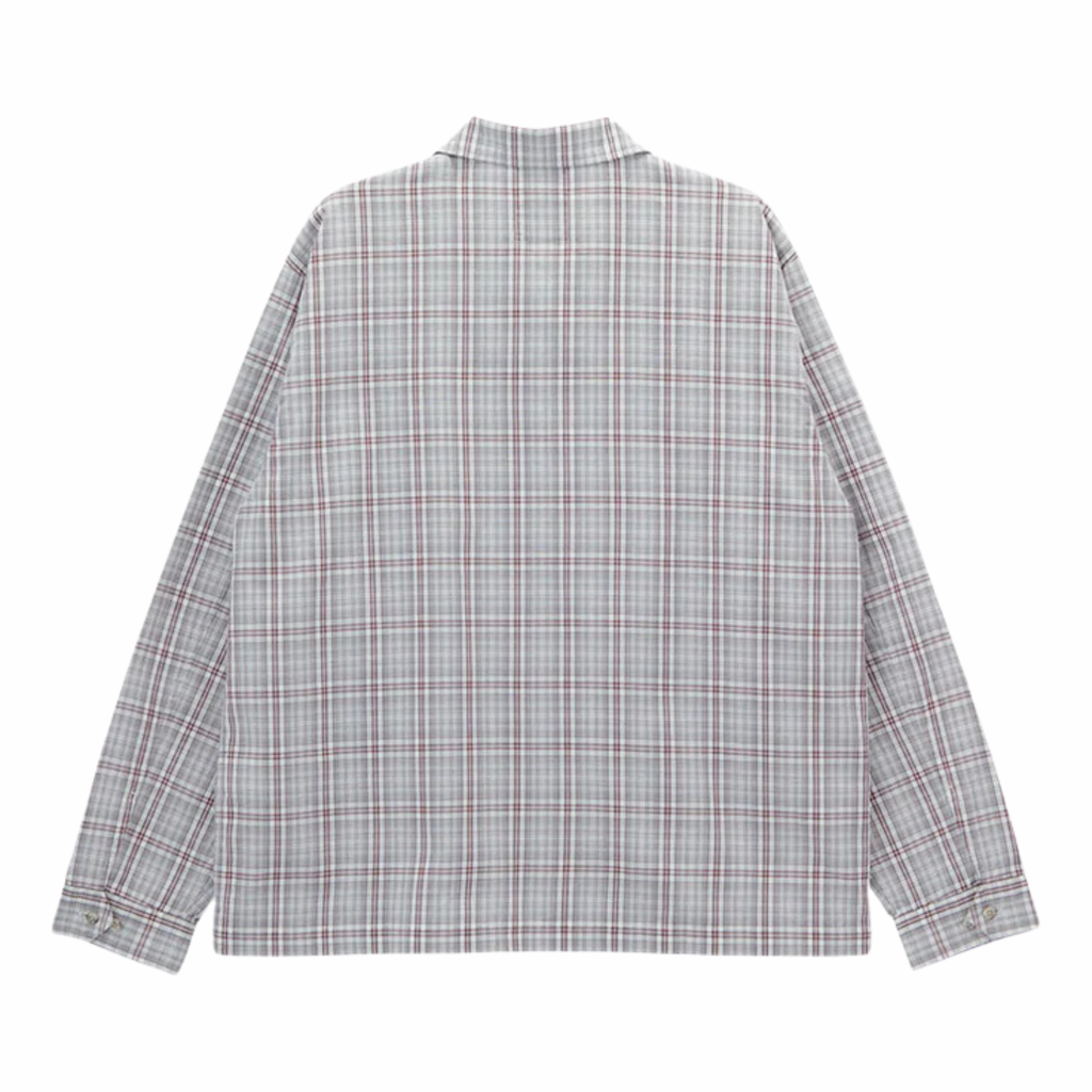 Zip-Up Garage Jacket - NATURAL SHADOW PLAID