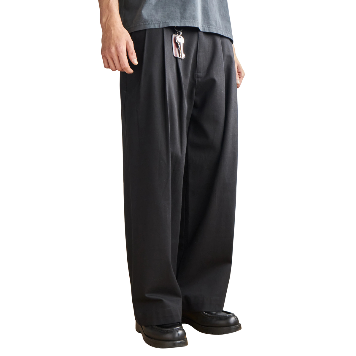 Triple Pleat Trouser - Cotton