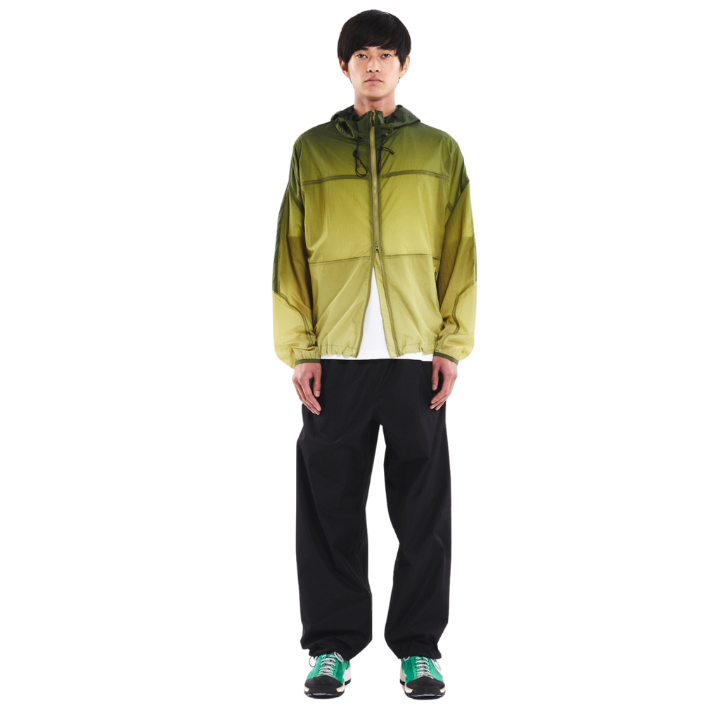 BREEZE JACKET OMBRE PRINT - LIME/BLACK