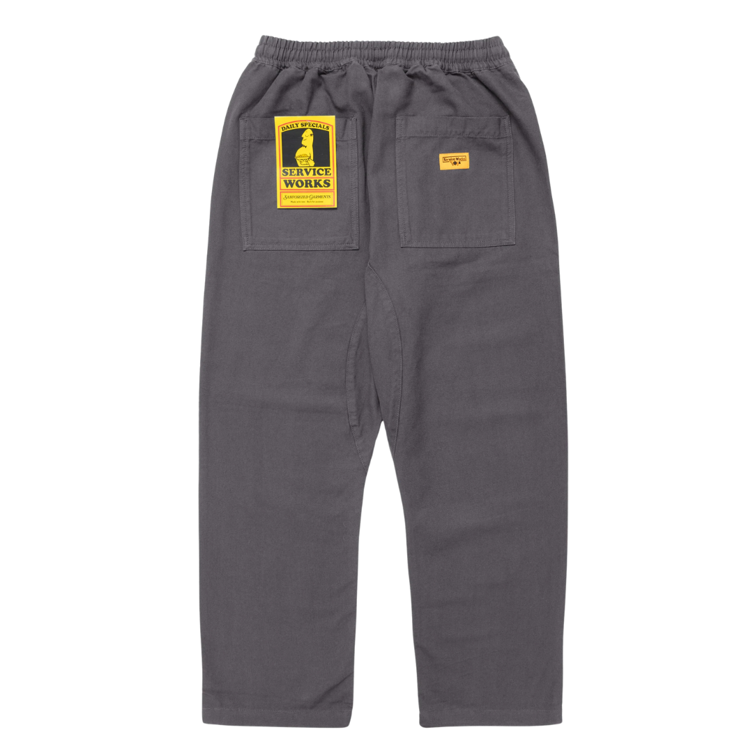CANVAS CHEF PANT - GREY