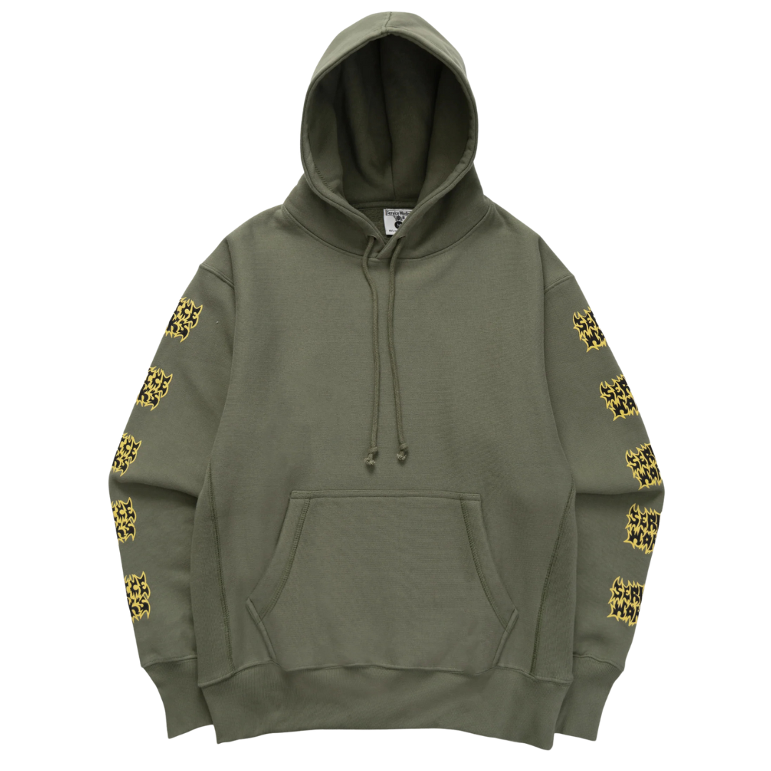 Thrash Hoodie - olive