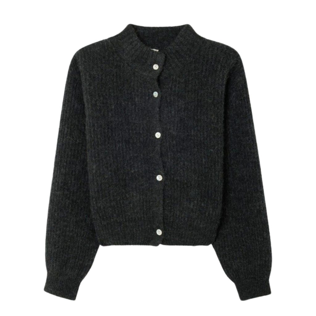 Women's cardigan East - EAST19NH25 - MELANGE CHARCOAL