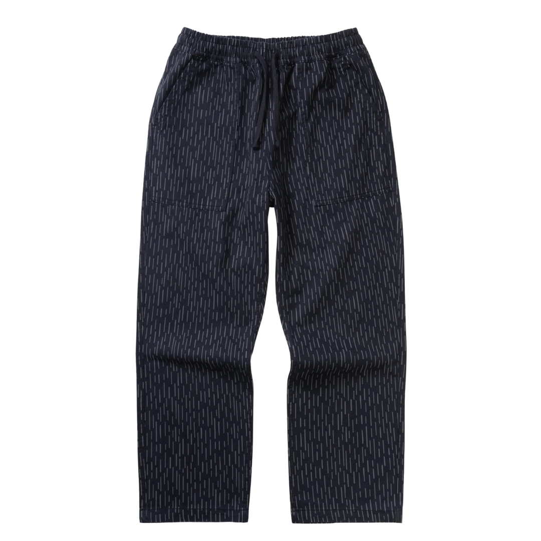 Patterned Chef Pants - Raindrop Mono
