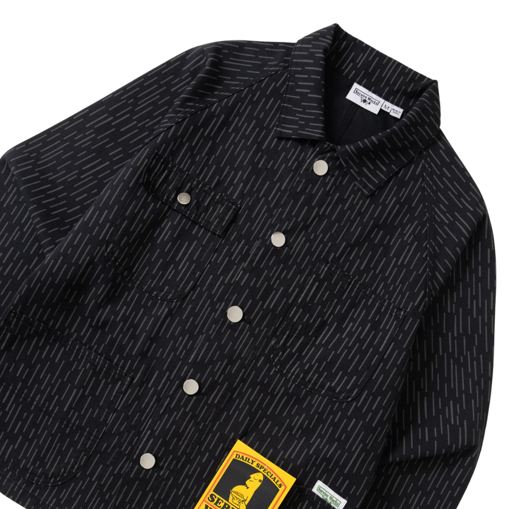 Patterned Coverall 2.0 - Raindrop Mono