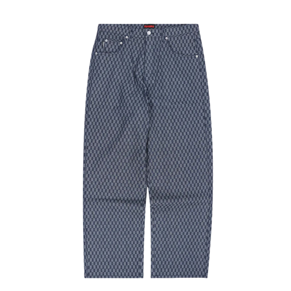 FORMULA BAGGY JEANS INDIGO CHECKER