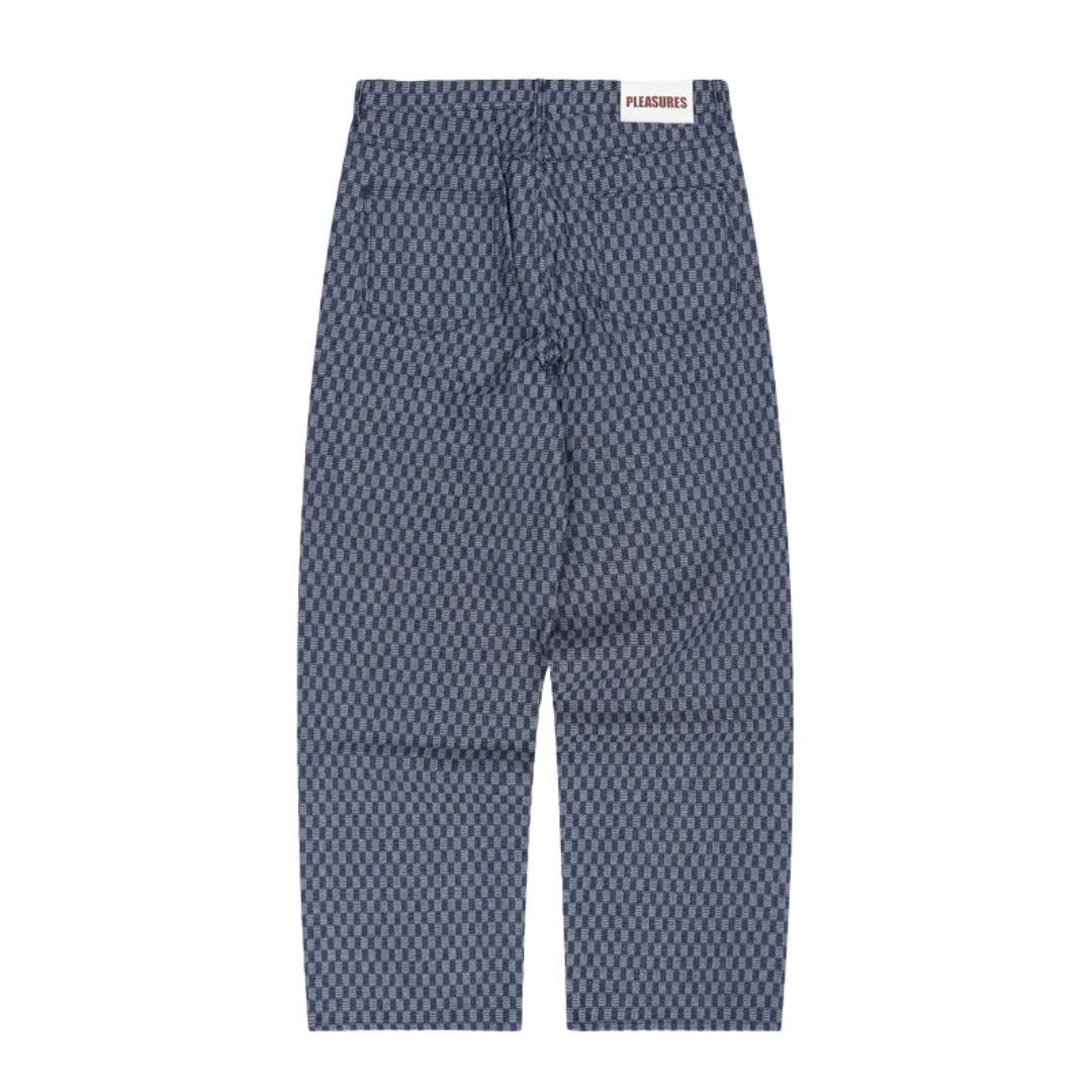 FORMULA BAGGY JEANS INDIGO CHECKER