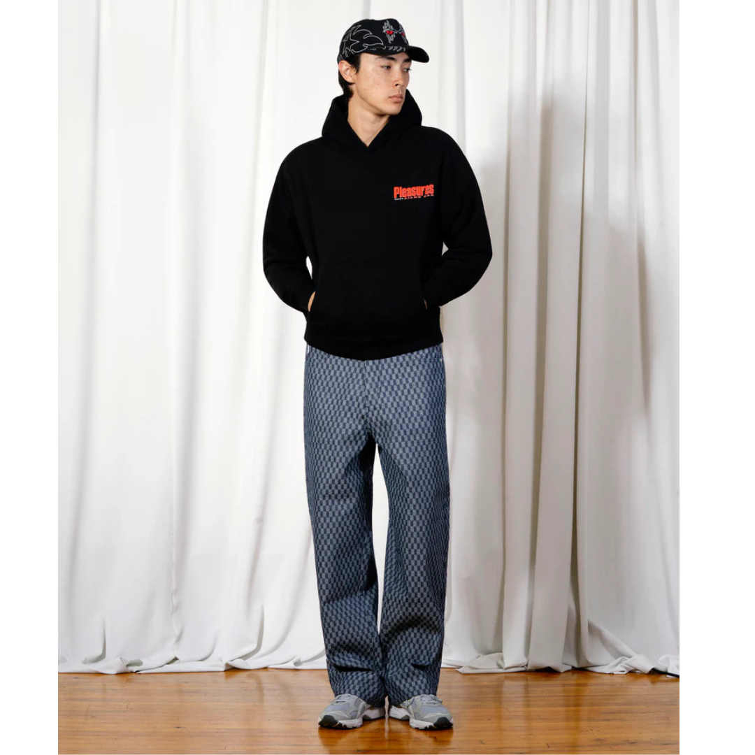 FORMULA BAGGY JEANS INDIGO CHECKER