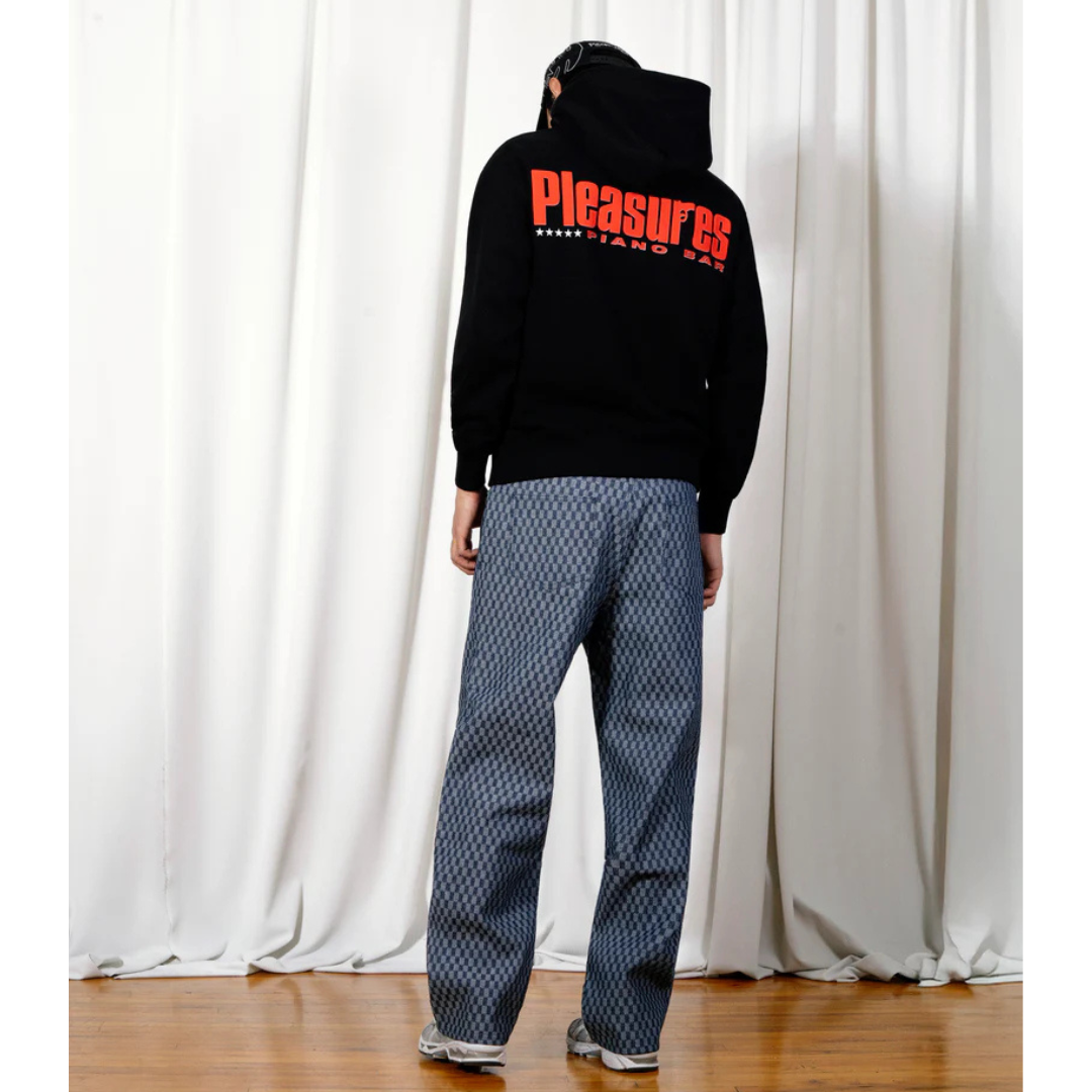 FORMULA BAGGY JEANS INDIGO CHECKER