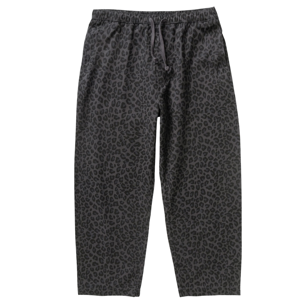 Patterned Easy Chef Pants - Black Leopard