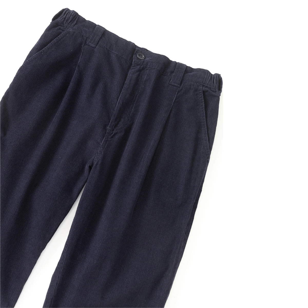 Fine Cord Waiter Pants - Dark Navy