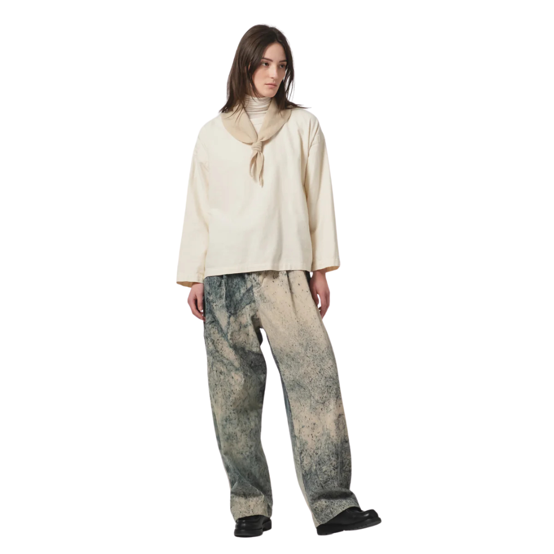 AMBASSADOR PANT FELINO CORD - BEIGE/INK