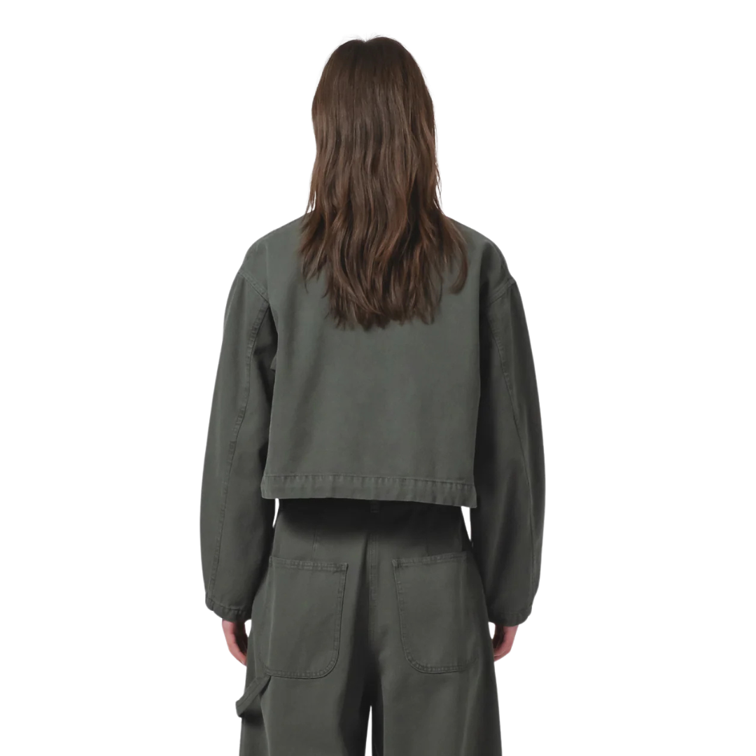 Woopsie Jacket Canvas - Forest Green