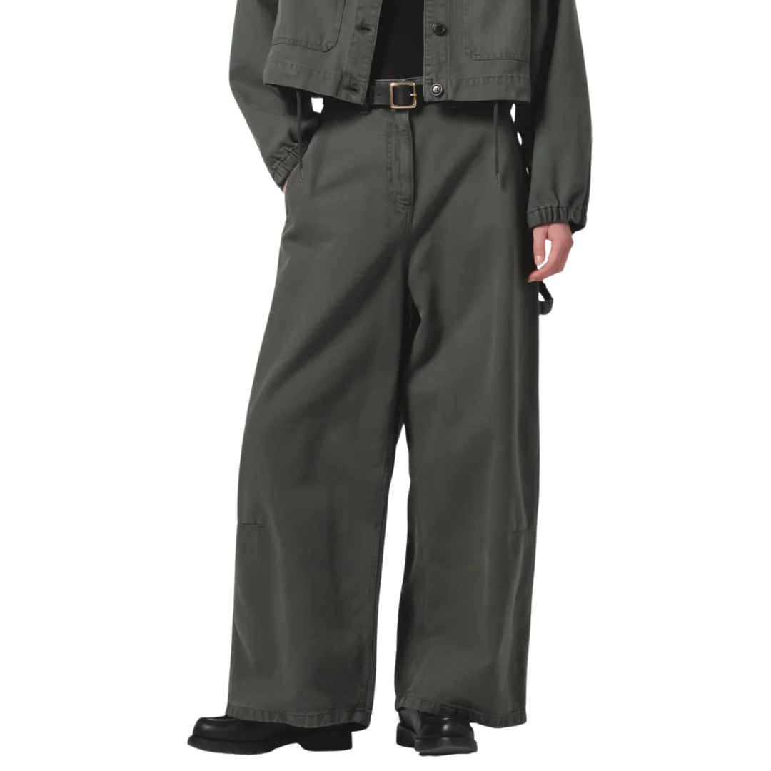 LONG CHINO MARINE INSPIRED - FOREST GREEN