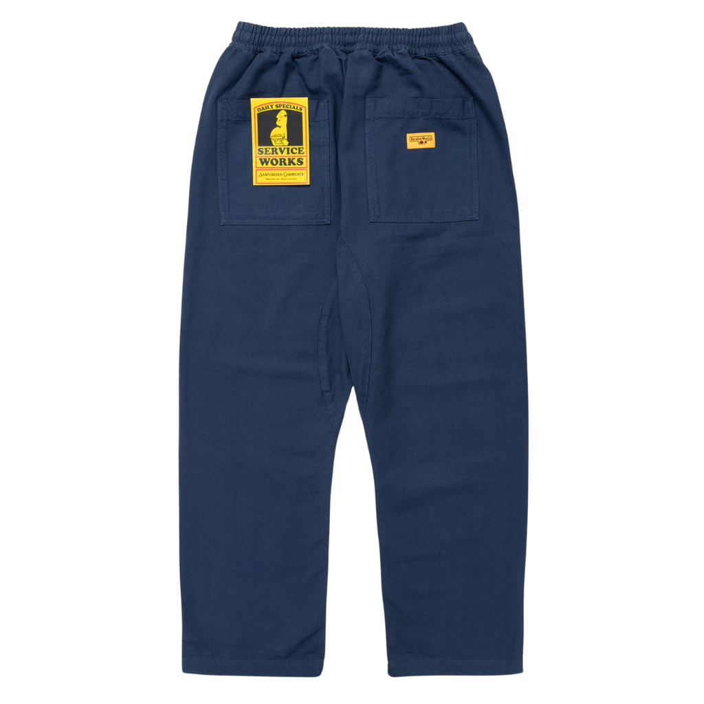 CANVAS CHEF PANT - DARK NAVY