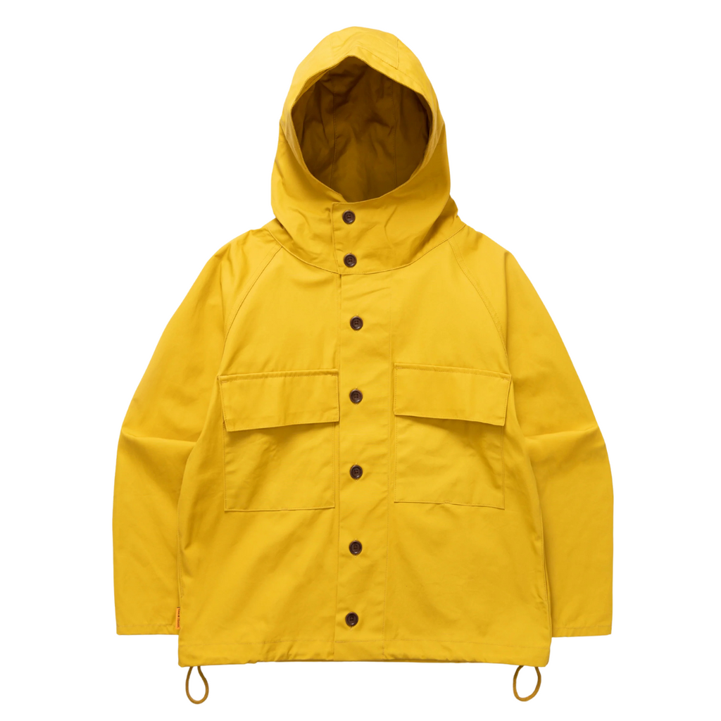 Waxed Cotton Allotment Parka - Ochre
