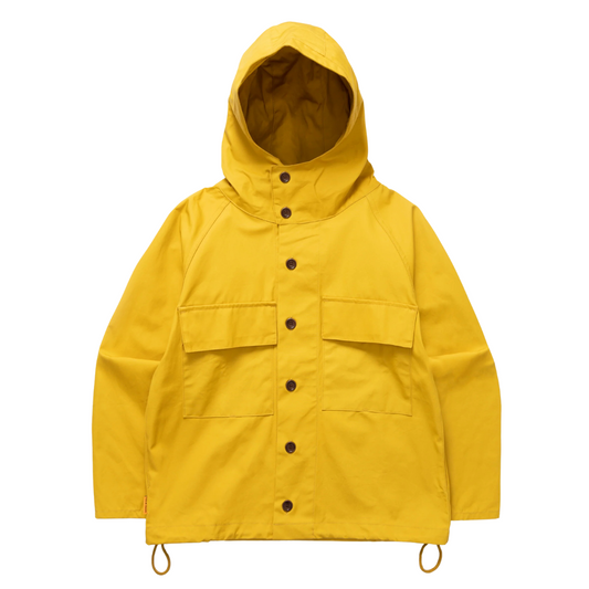 Waxed Cotton Allotment Parka - Ochre