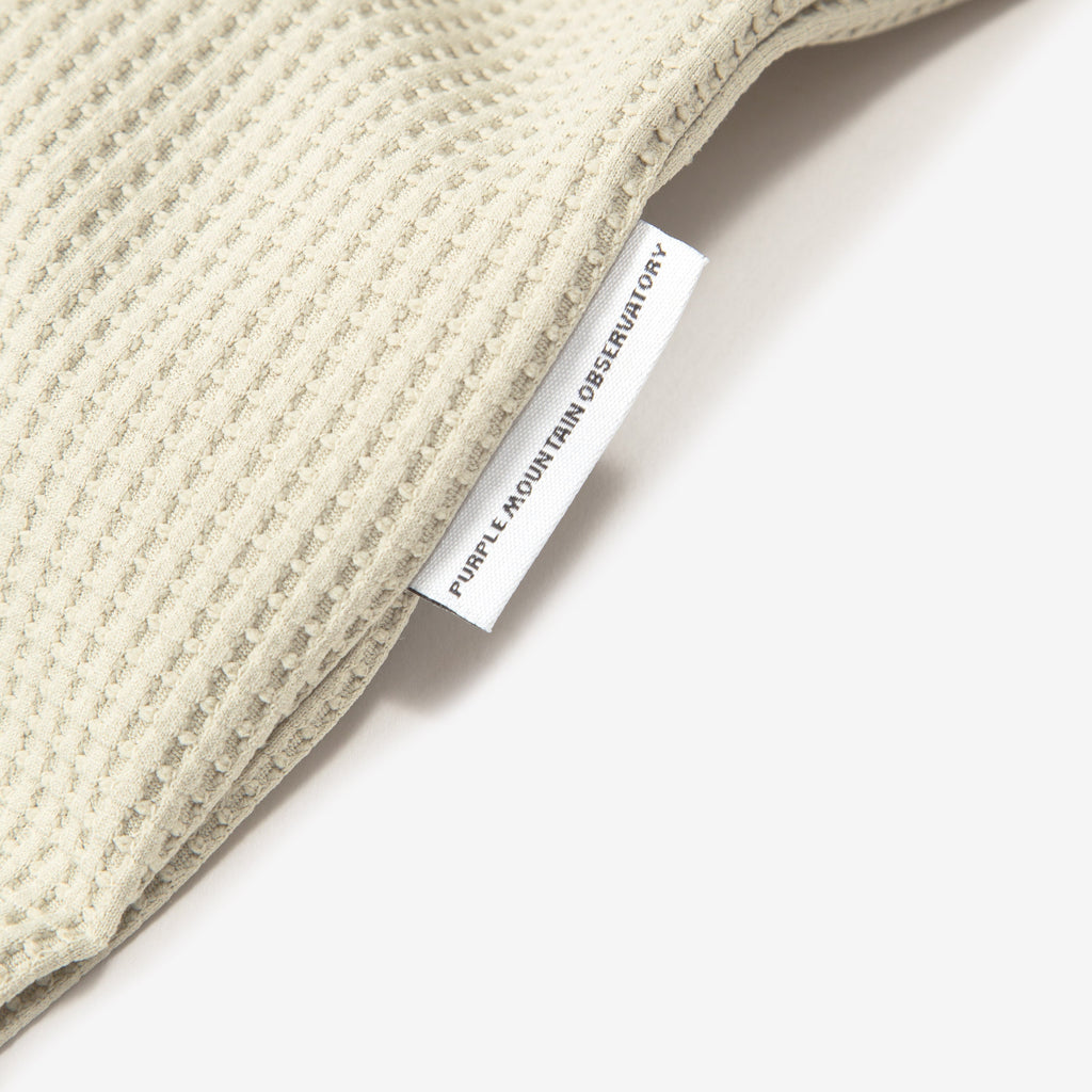 WAFFLE LS TEE - SAND