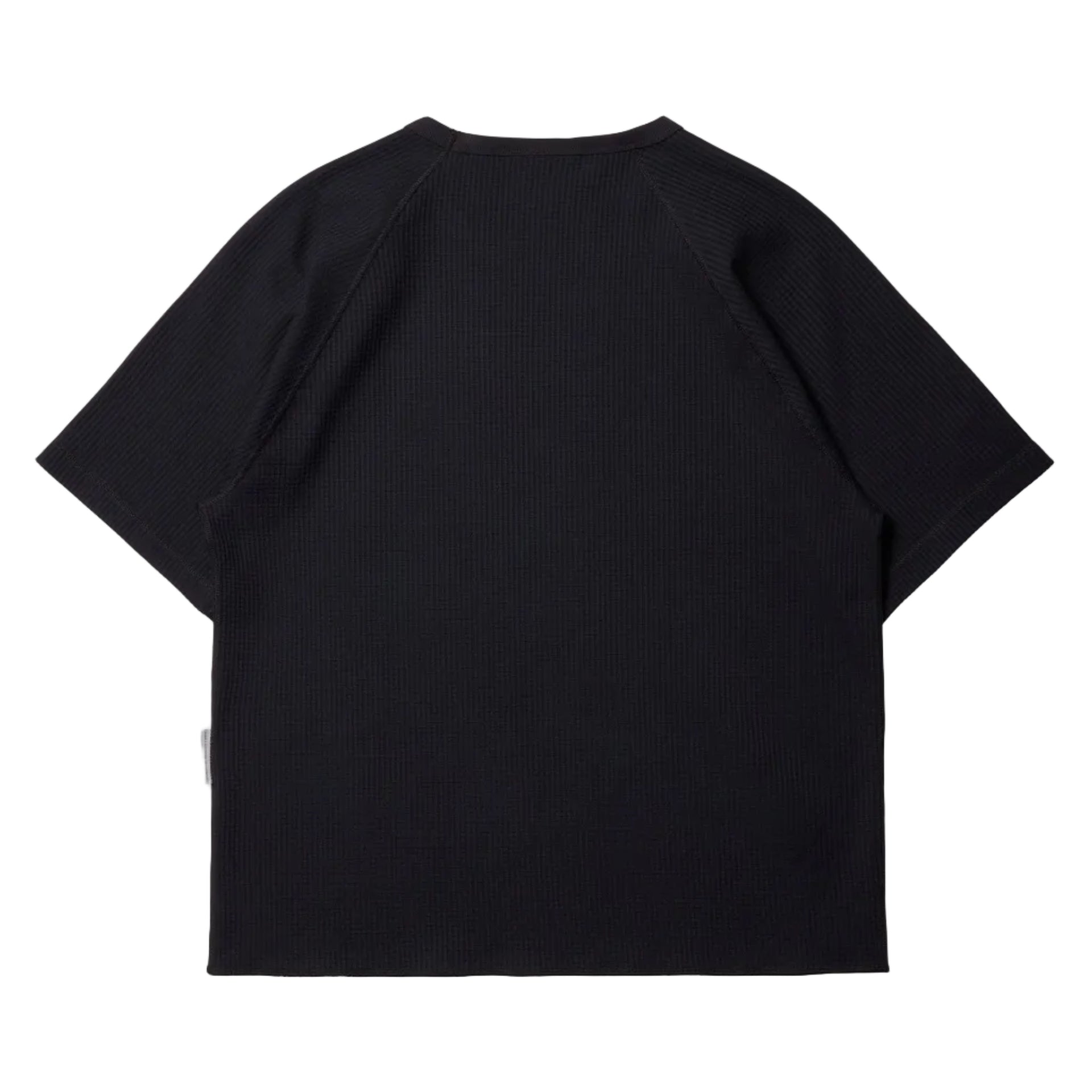 Waffle SS Crew - Black