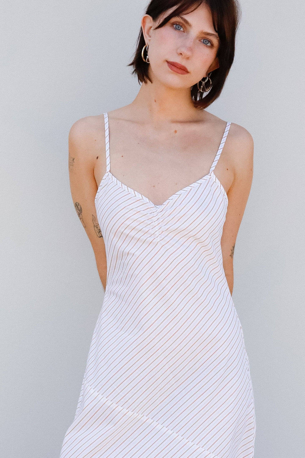 90'S BIAS SLIP DRESS IN AMALFI