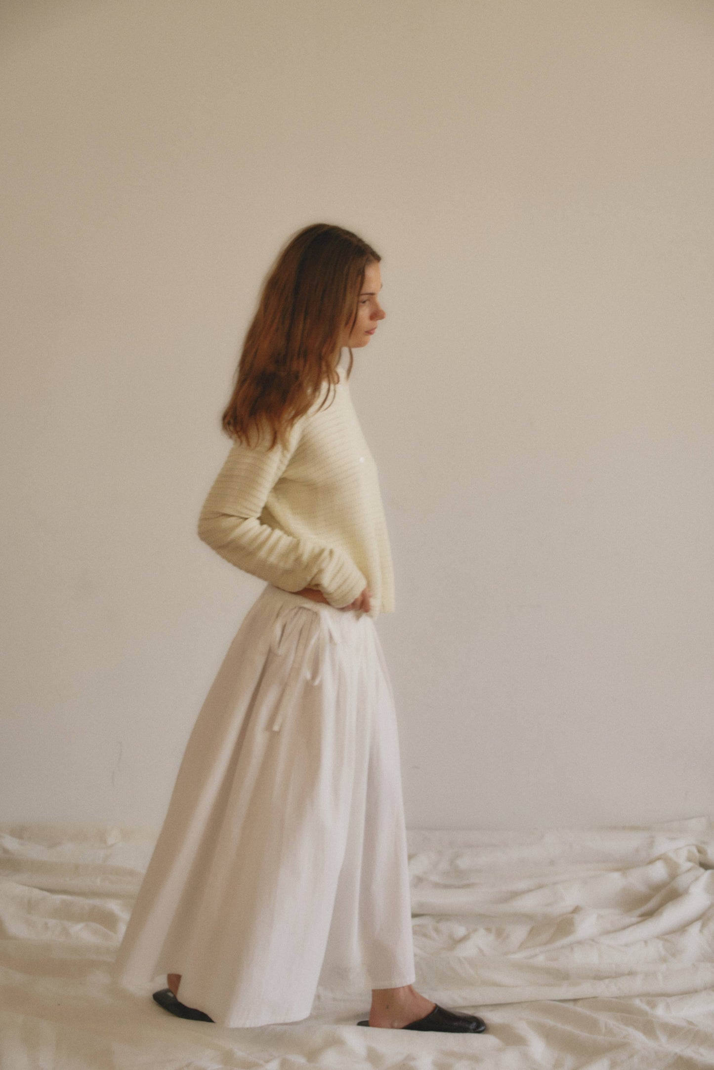 The Kiana Skirt | Midi Skirt with Side Waist Ties