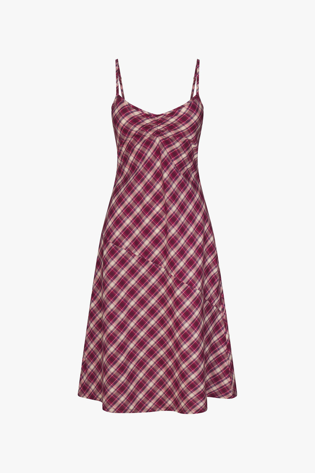 90'S BIAS SLIP DRESS IN AZALEA