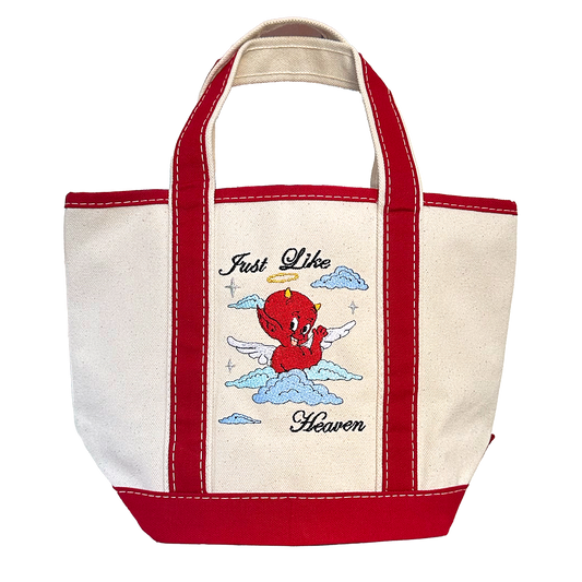 Just Like.. mini Canvas Tote Bag Vintage Inspired