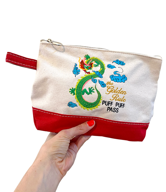 Puff Puff Pass Utility Pouch Make-Up Bag, Travel Accessory