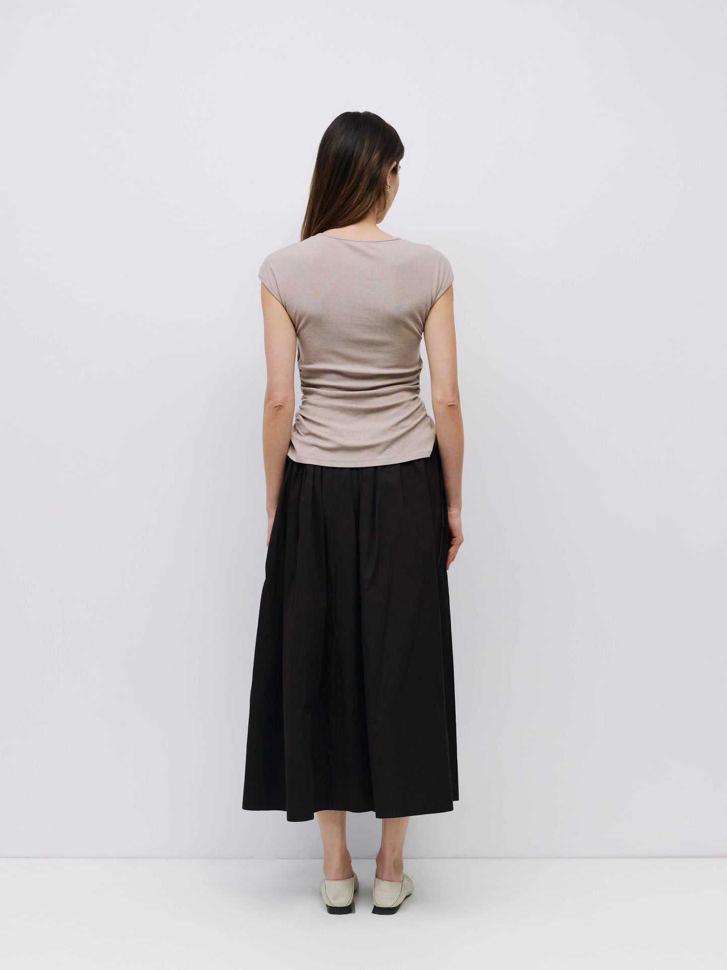 The Kiana Skirt | Midi Skirt with Side Waist Ties