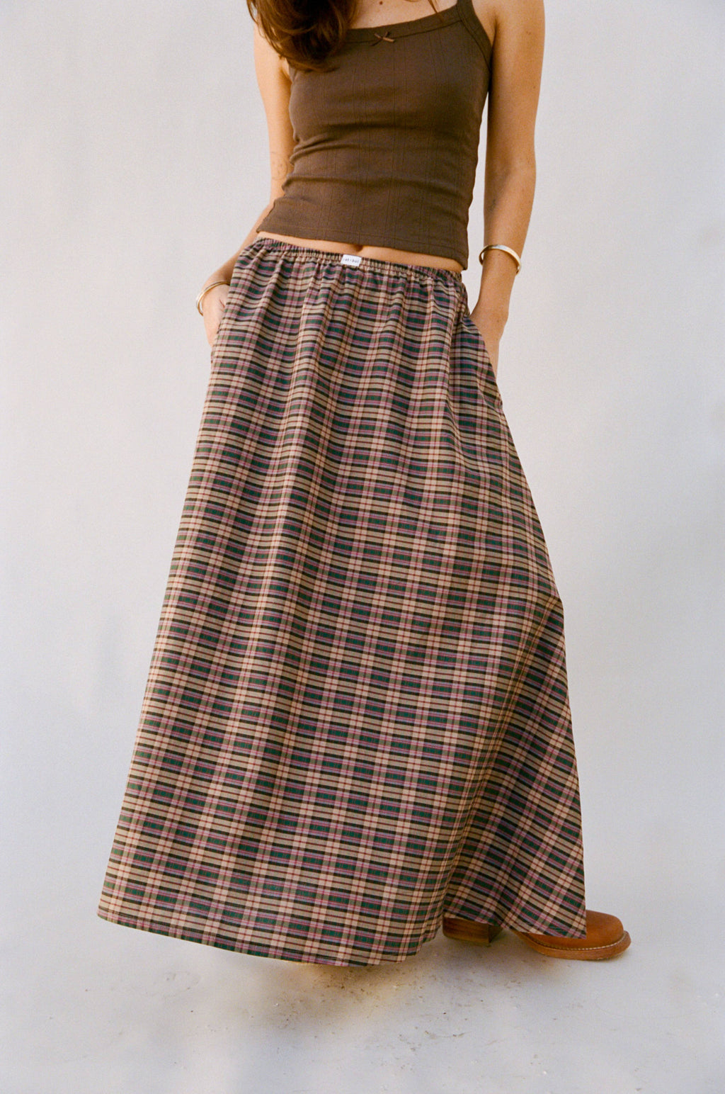 DREAM SKIRT IN THISTLE TARTAN