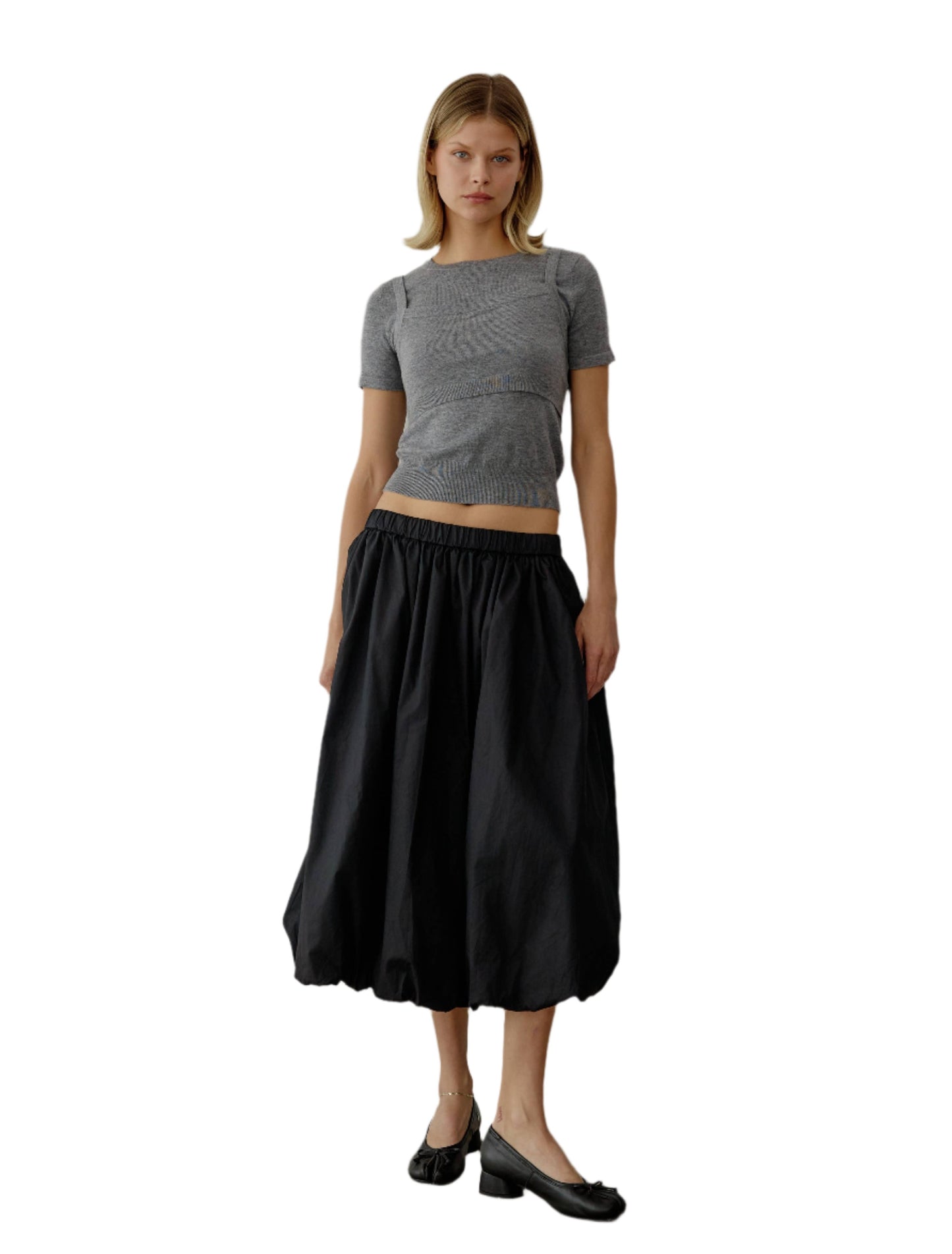 The Bella Skirt | Midi Bubble Skirt