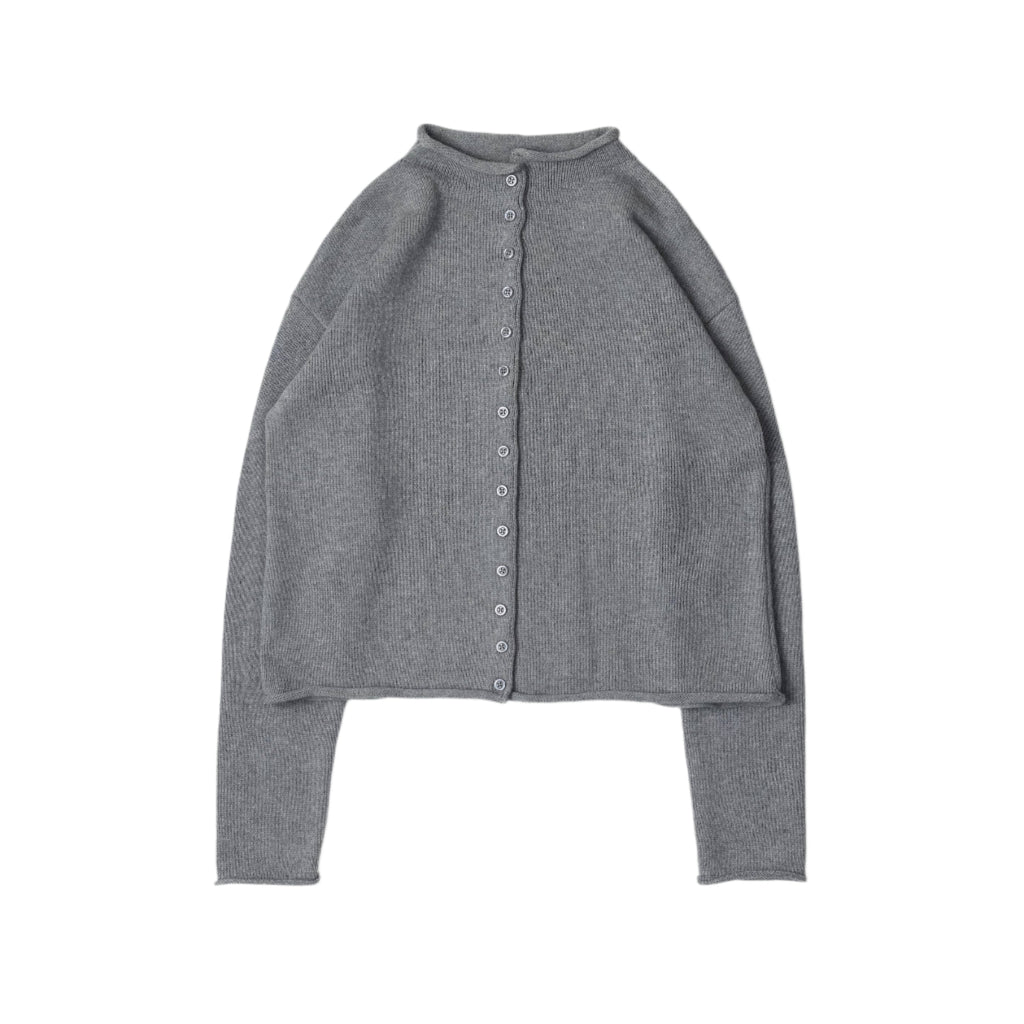 The Marlo Cardigan | Raw Hem Button-Down Cardigan