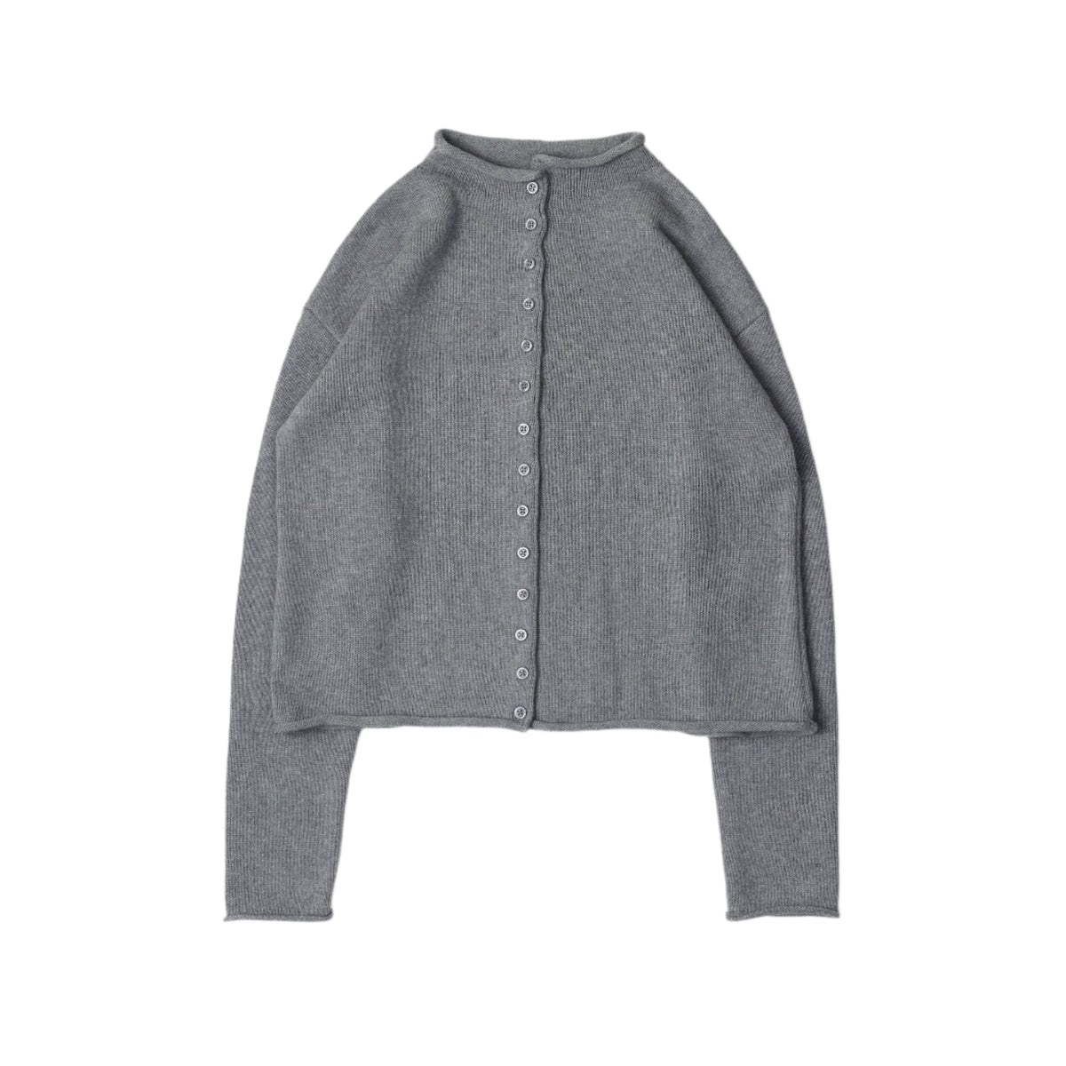 The Marlo Cardigan | Raw Hem Button-Down Cardigan