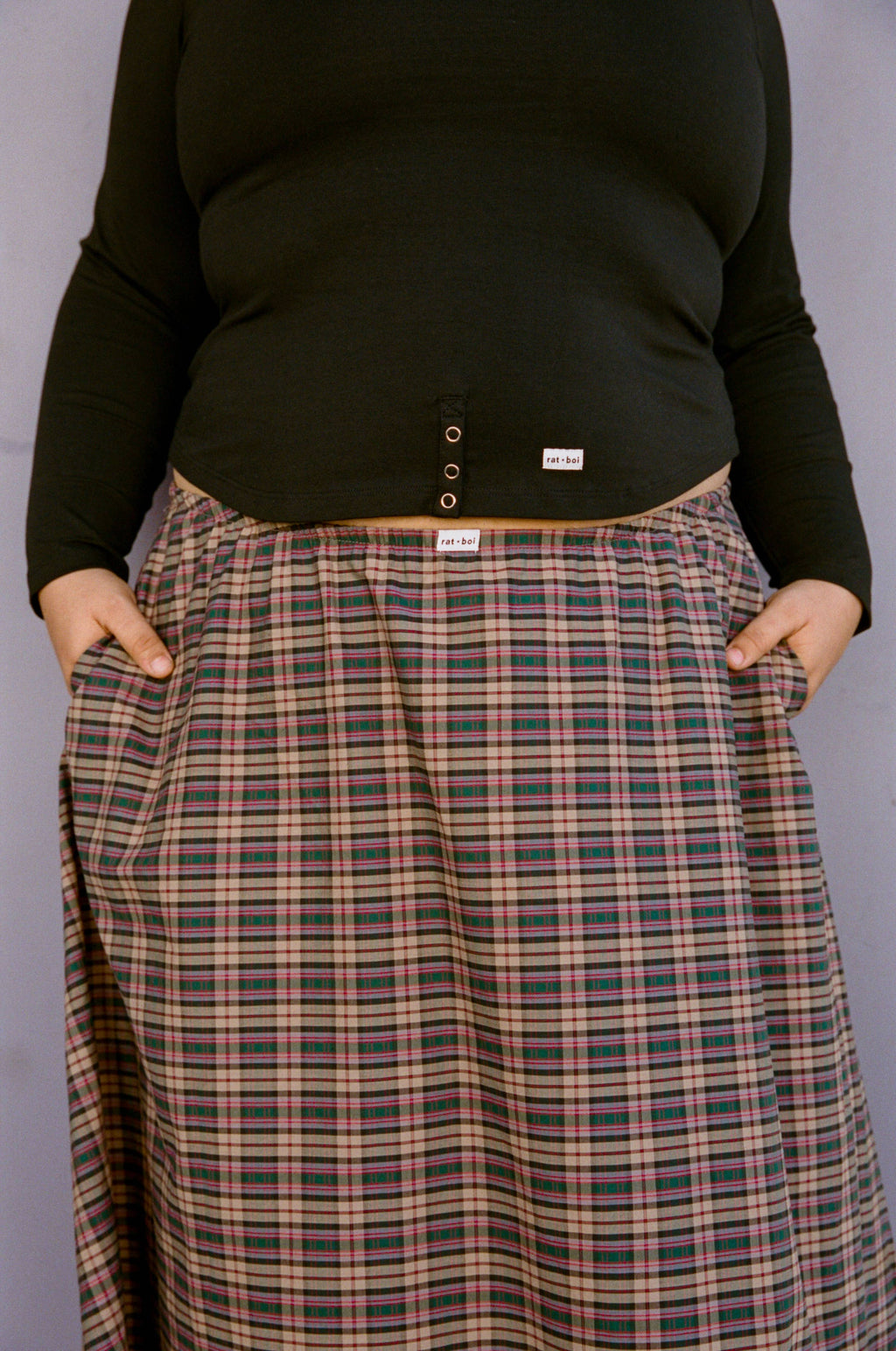 DREAM SKIRT IN THISTLE TARTAN