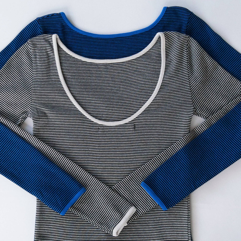 Low Back Stripe Top