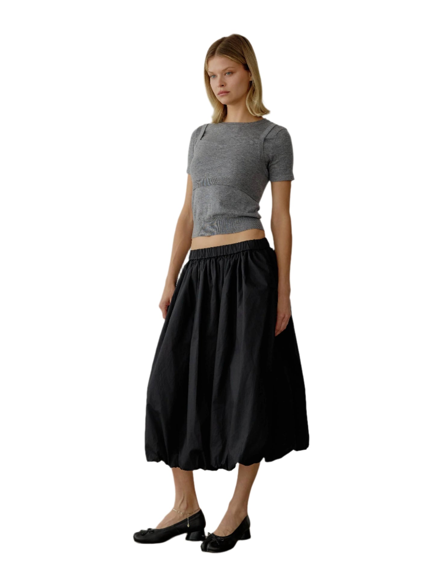 The Bella Skirt | Midi Bubble Skirt