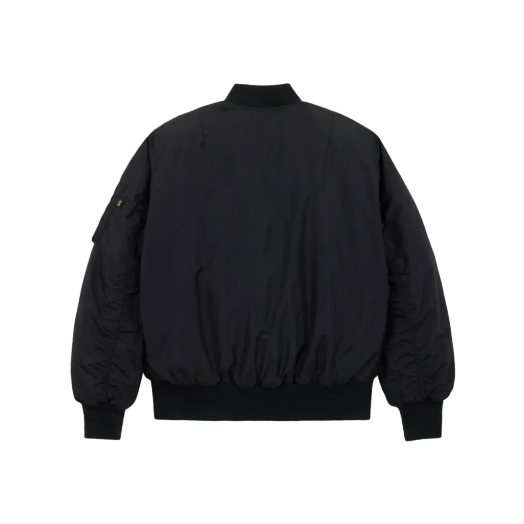 MA-1 OXFORD BOMBER JACKET - BLACK