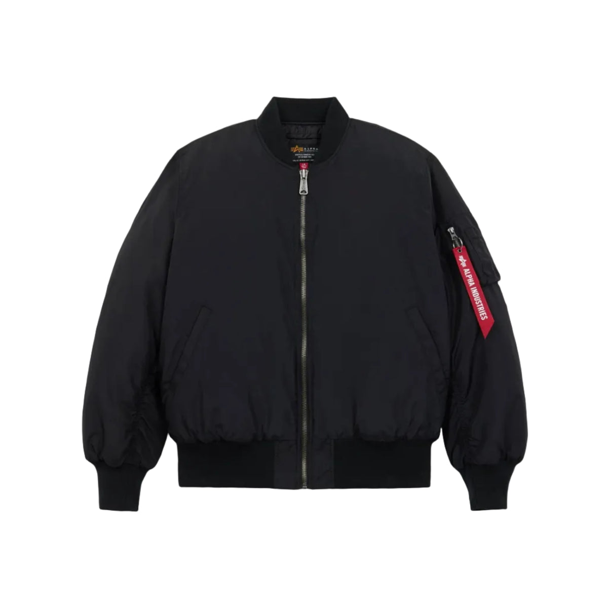 MA-1 OXFORD BOMBER JACKET - BLACK