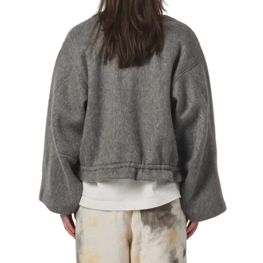 Reactor Jacket Mohair Fleece Asphalt