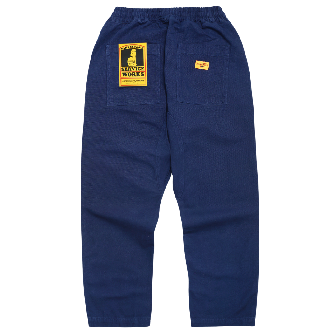 CANVAS CHEF PANT - NAVY