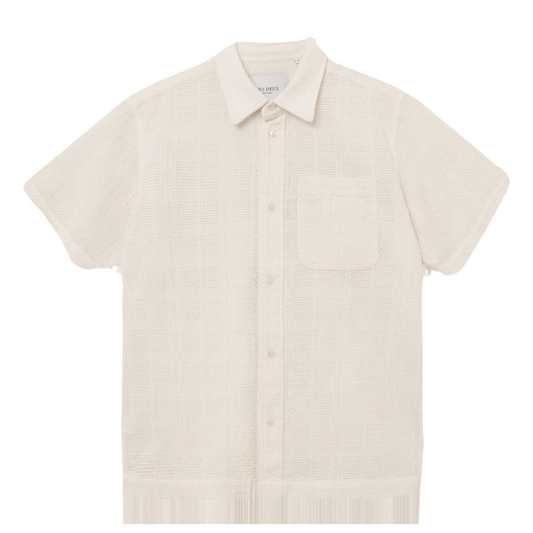 CHARLIE SS SHIRT - LIGHT IVORY