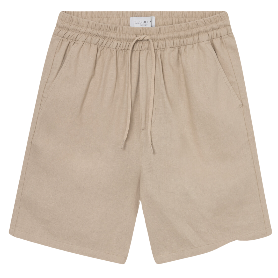 OTTO LINEN SHORT - LIGHT DESERT SAND