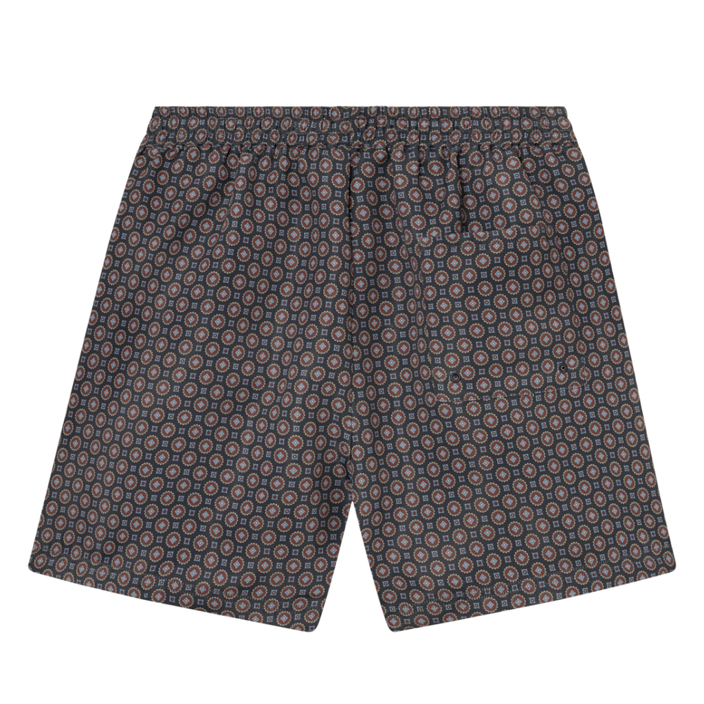 STAN AOP SWIM SHORTS 2.0 - DARK NAVY/WASHED DENIM BLUE