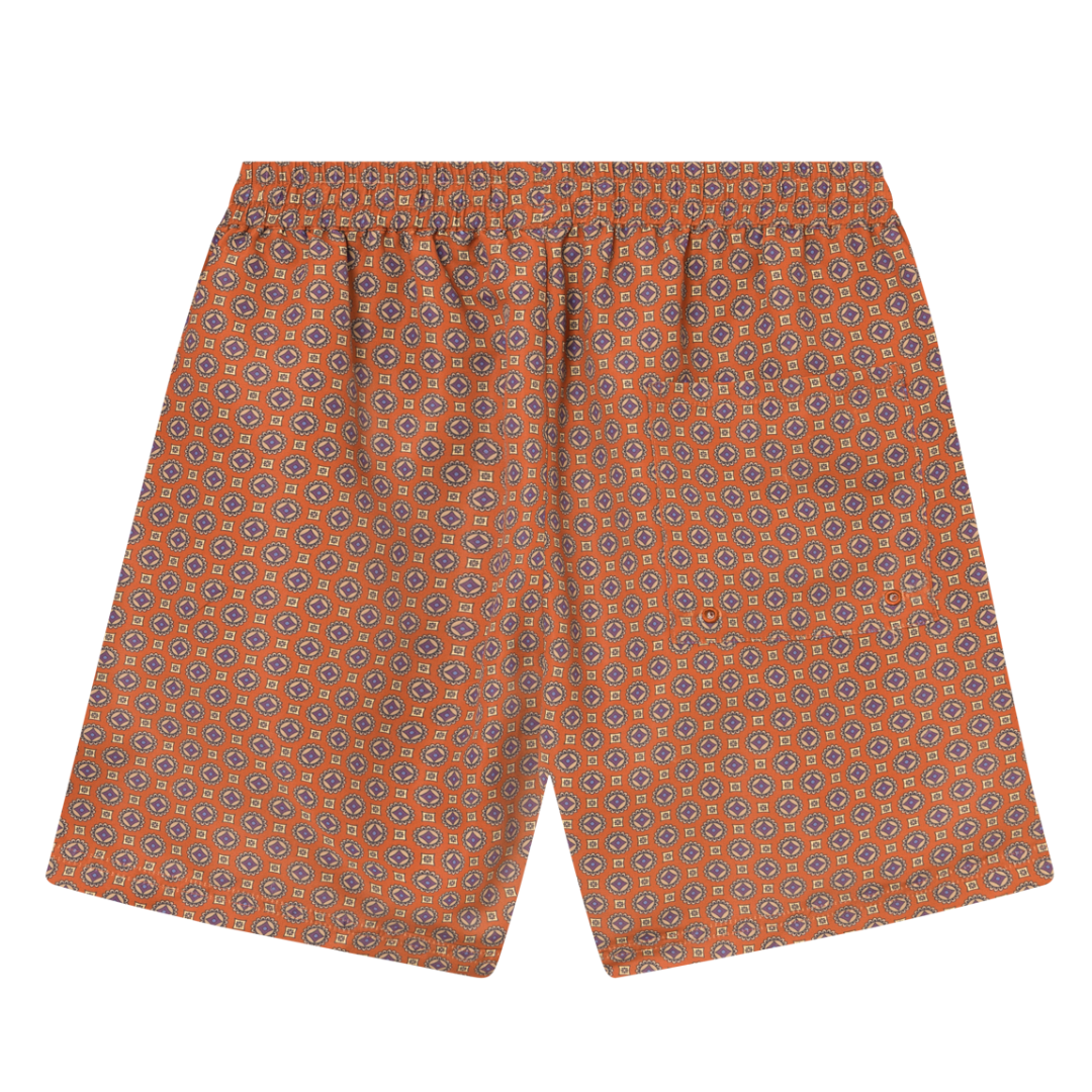 STAN AOP SWIM SHORTS 2.0 - TERRACOTTA/PINEAPPLE