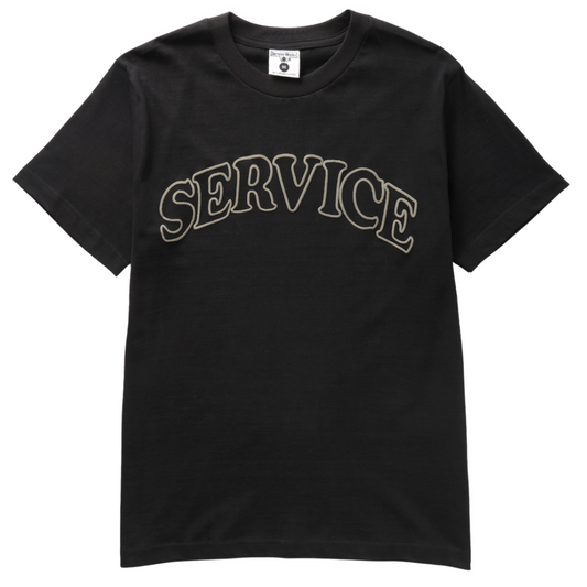 SERVICE ARCH LOGO TEE - BLACK